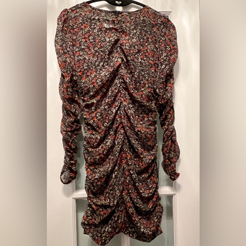 Lush Rouched Floral dress